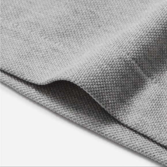 Everlane Pique Pocket Tee Gray Sz L - Picture 5 of 9